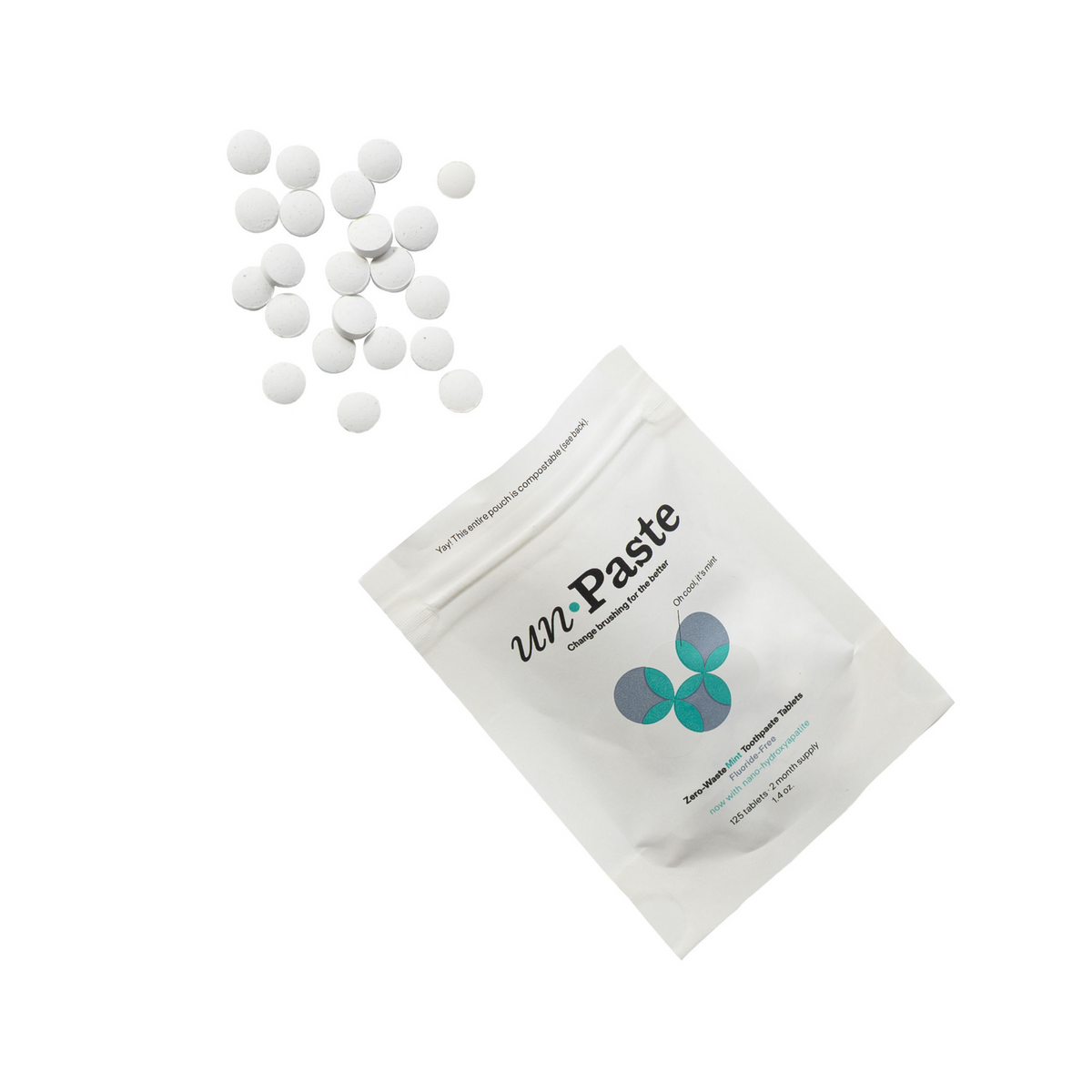 Practical Living Buy One, Get One included - Fluoride-included Mint Toothpaste Tablets for daily home and personal routines with oral care
