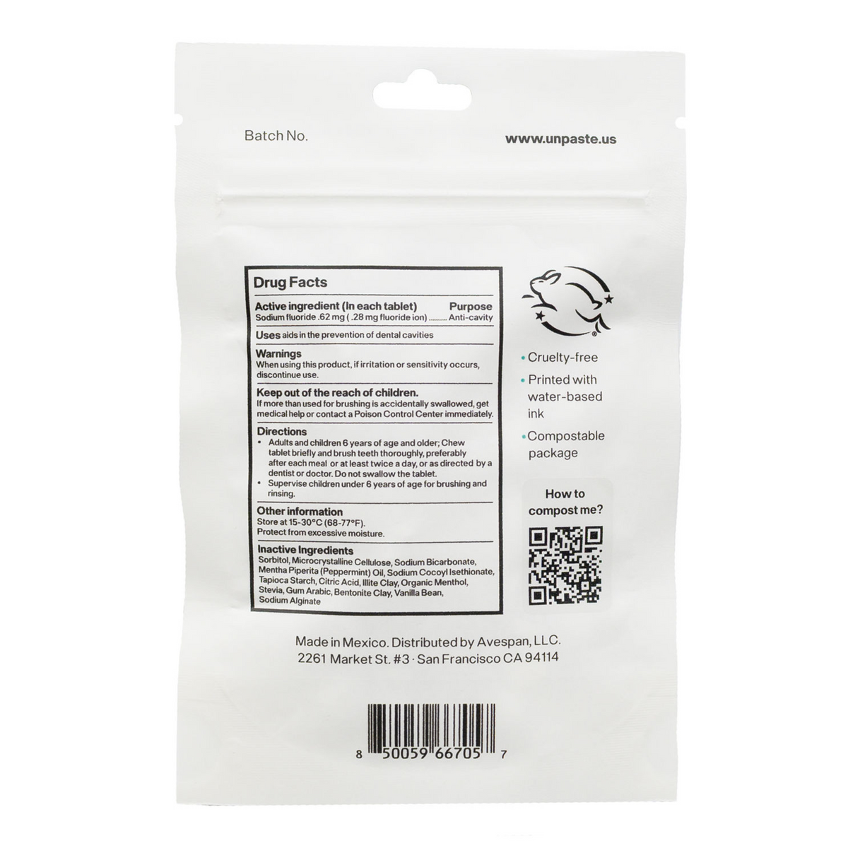 Practical Living Fluoride Mint Toothpaste Tablet for daily home and personal routines with oral care