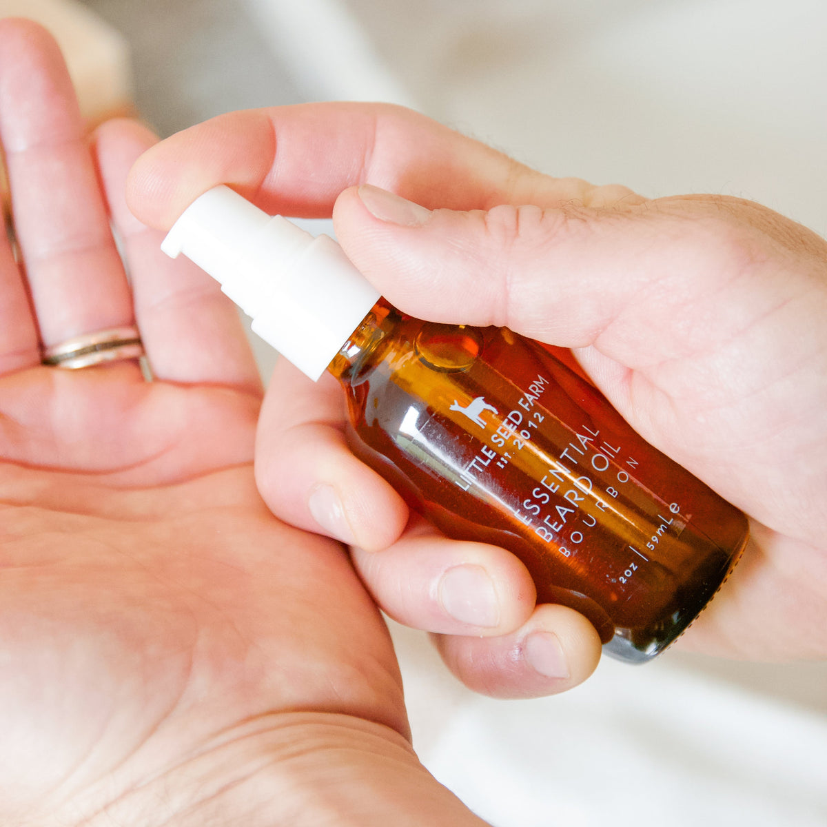 Home Essentials Bourbon Beard Oil for daily home and personal routines with pantry foods and beverages