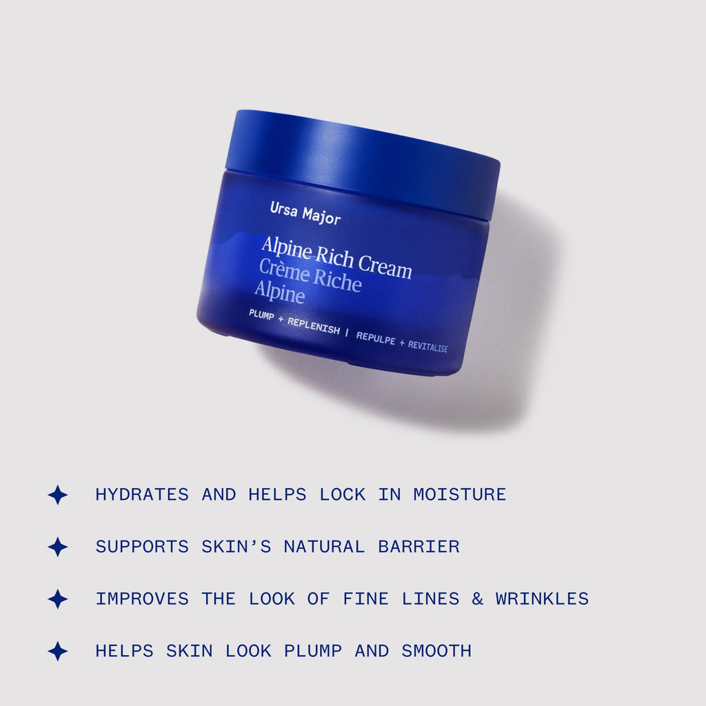 Daily Care Alpine Rich Cream for daily home and personal routines with facial skin and sun care