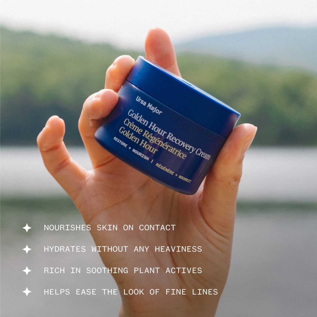 Daily Care Golden Hour Recovery Cream for daily home and personal routines with facial skin and sun care