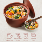 Home Essentials 4-in-1 Rice N Slow Cooker in Clay Pot for daily home and personal routines with cookware food storage and kitchen tools