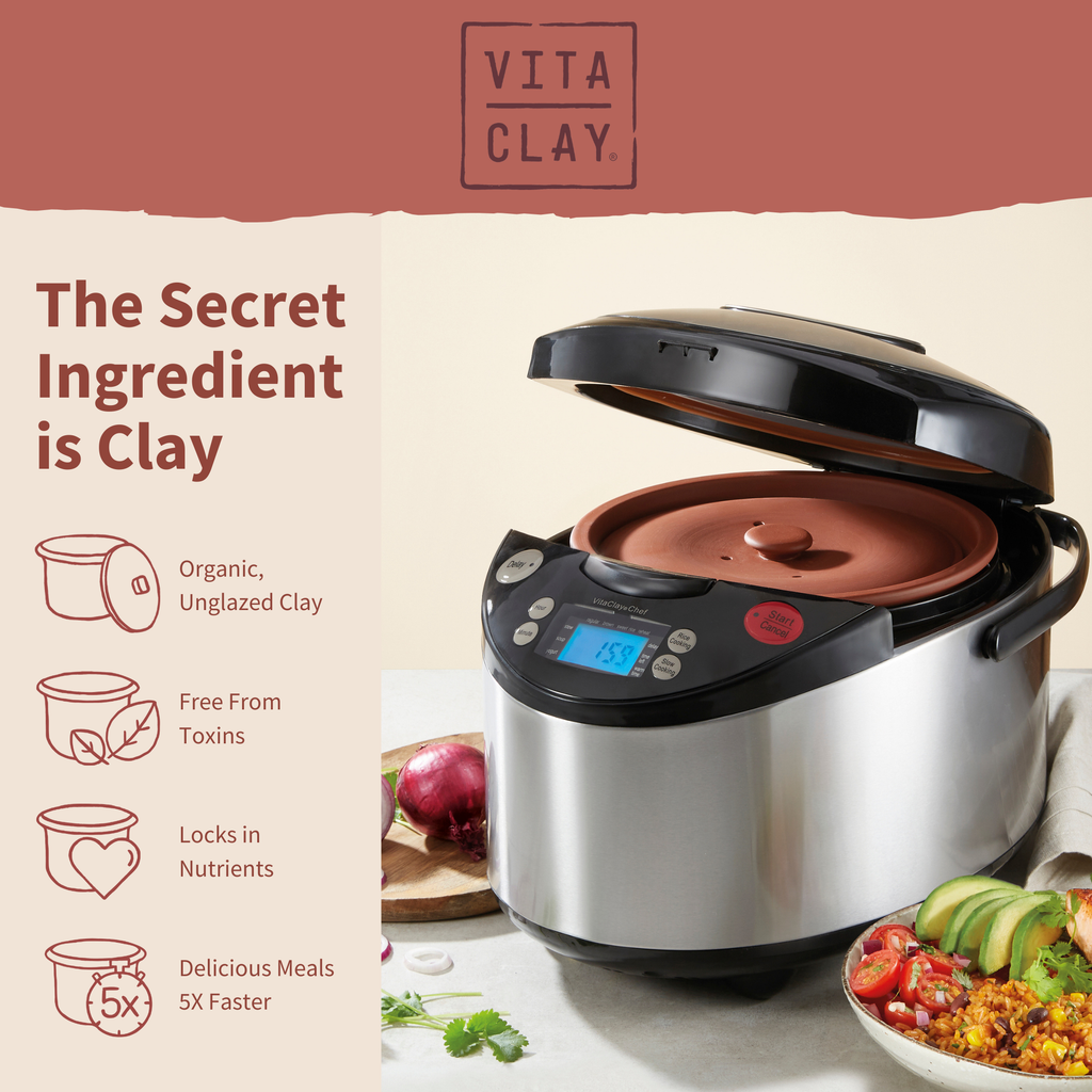 Practical Living 7-IN-1 Smart Multi-Cooker Clay Pot for daily home and personal routines with cookware food storage and kitchen tools