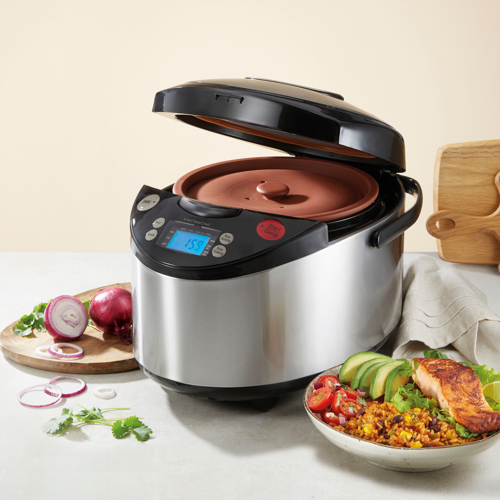 Practical Living 7-IN-1 Smart Multi-Cooker Clay Pot for daily home and personal routines with cookware food storage and kitchen tools