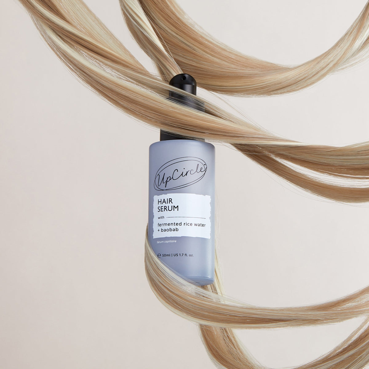 Practical Living Hair Serum with Rice Water + Baobab for daily home and personal routines with hair care