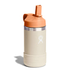 Everyday Home Kids Stainless Steel Wide Mouth Bottle with Straw Cap and Boot, 12 oz for daily home and personal routines with baby care and kids products