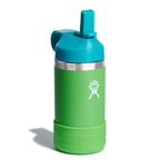 Everyday Home Kids Stainless Steel Wide Mouth Bottle with Straw Cap and Boot, 12 oz for daily home and personal routines with baby care and kids products