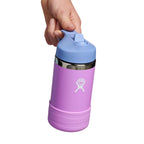Everyday Home Kids Stainless Steel Wide Mouth Bottle with Straw Cap and Boot, 12 oz for daily home and personal routines with baby care and kids products