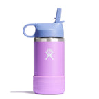 Everyday Home Kids Stainless Steel Wide Mouth Bottle with Straw Cap and Boot, 12 oz for daily home and personal routines with baby care and kids products