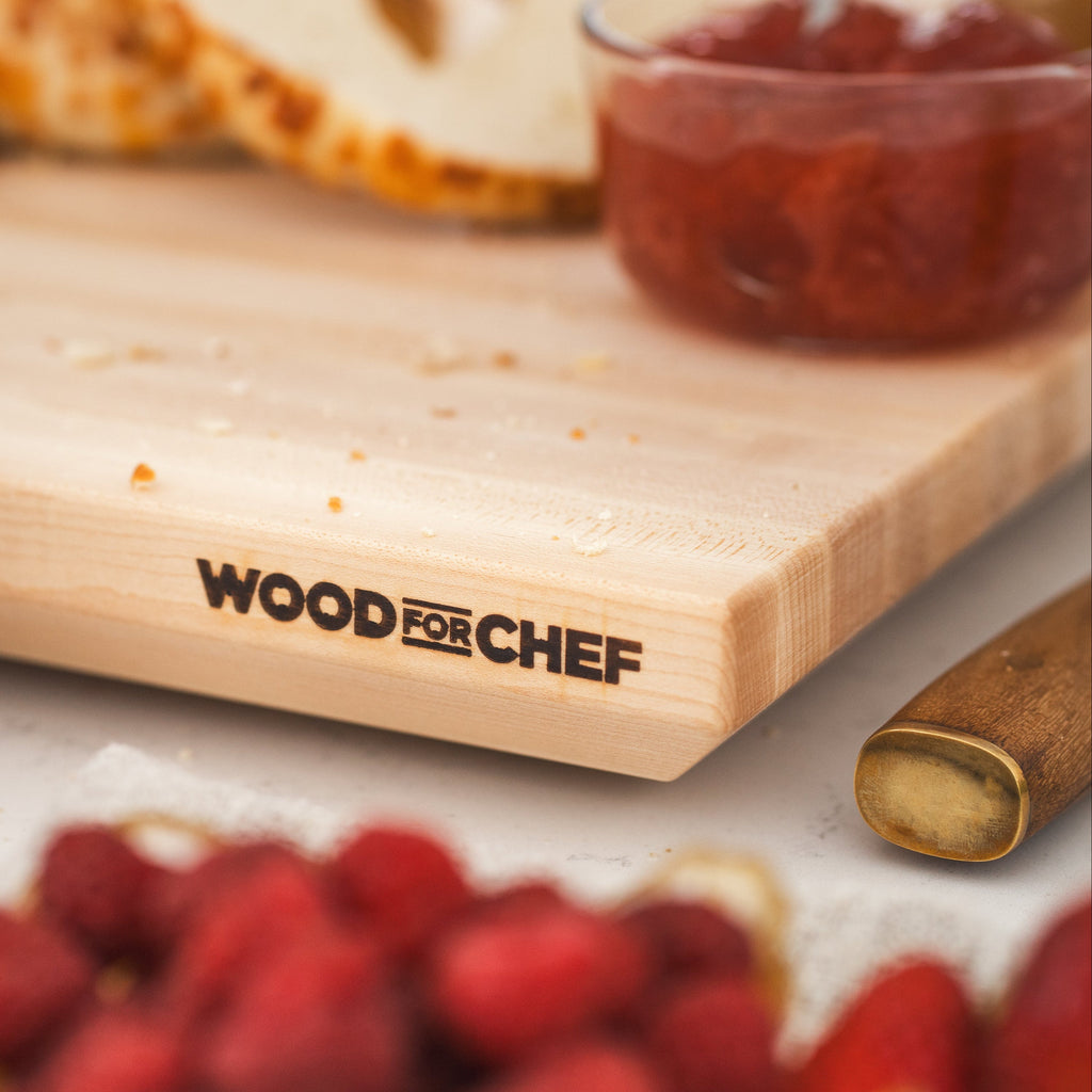 Practical Living Alto Raised Wood Board - fully FSC Certified Maple Wood for daily home and personal routines with general everyday essentials