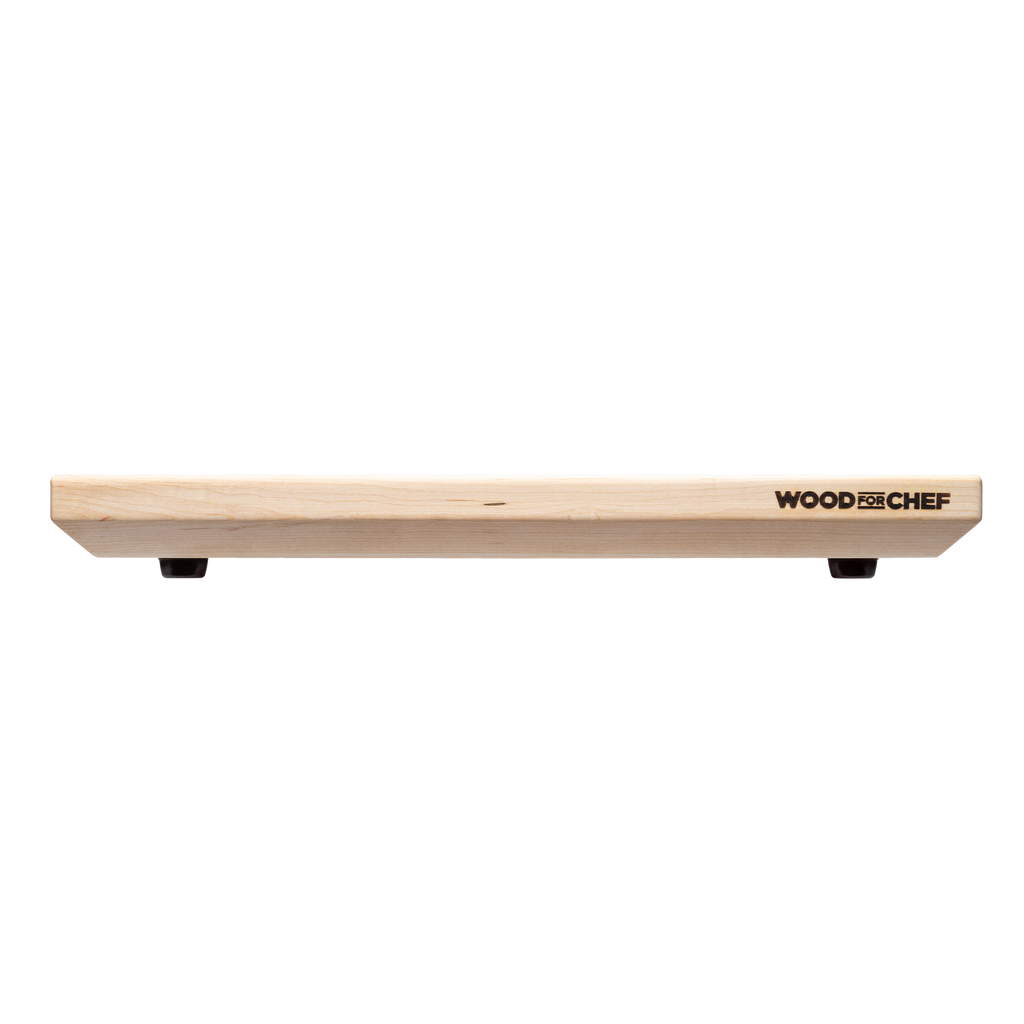 Practical Living Alto Raised Wood Board - fully FSC Certified Maple Wood for daily home and personal routines with general everyday essentials