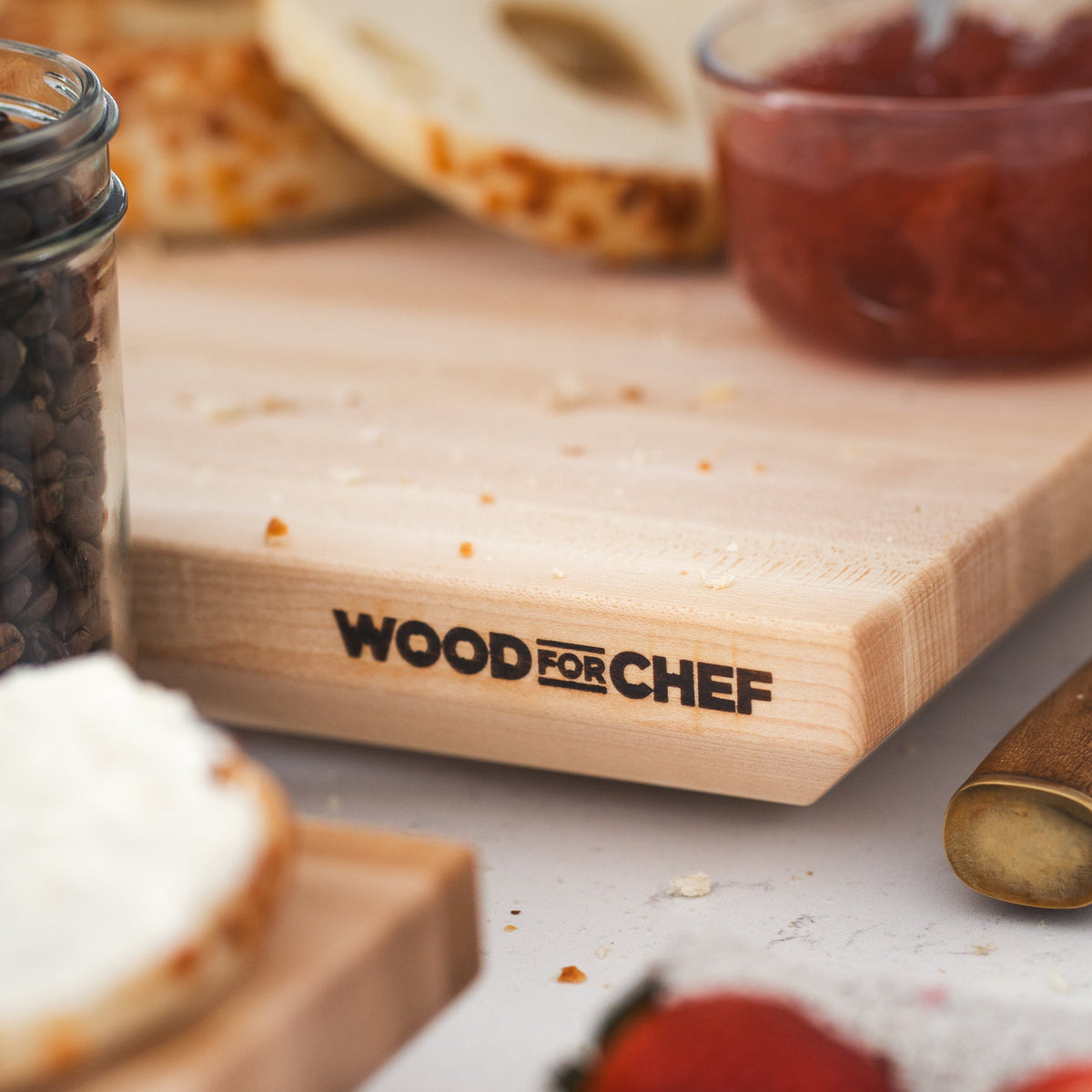 Practical Living Alto Raised Wood Board - fully FSC Certified Maple Wood for daily home and personal routines with general everyday essentials