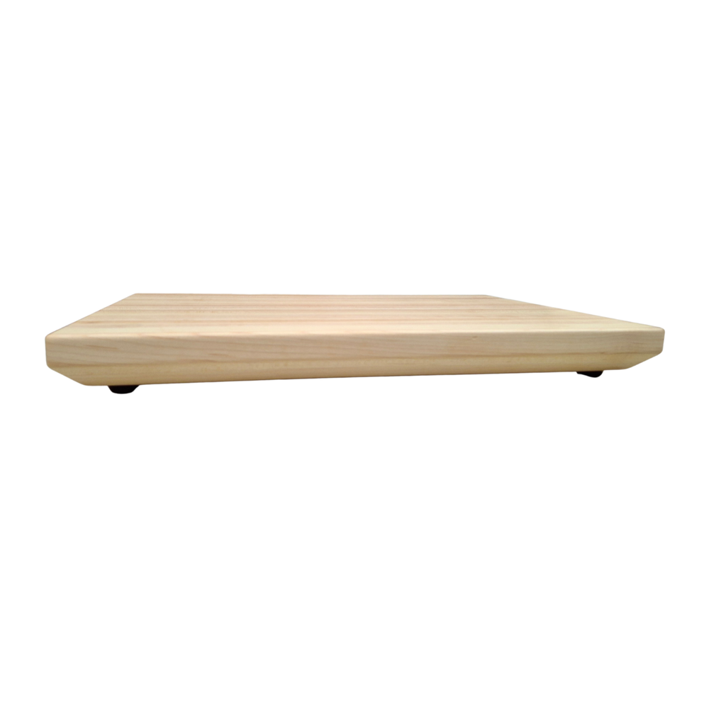 Practical Living Alto Raised Wood Board - fully FSC Certified Maple Wood for daily home and personal routines with general everyday essentials
