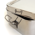 Practical Living Bento Wet Box Stainless Steel Food Container - Large Rectangle for daily home and personal routines with cookware food storage and kitchen tools