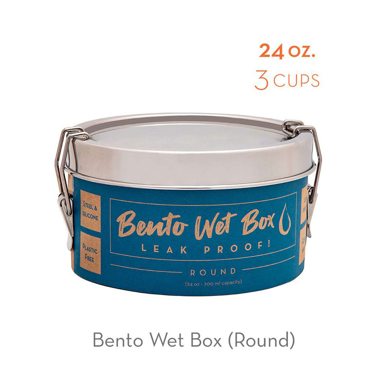 Home Essentials Bento Wet Box Stainless Steel Food Container - Large Round for daily home and personal routines with cookware food storage and kitchen tools