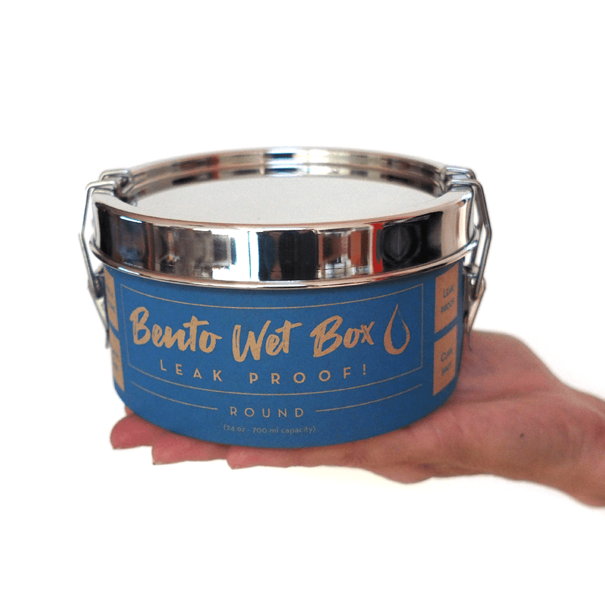Home Essentials Bento Wet Box Stainless Steel Food Container - Large Round for daily home and personal routines with cookware food storage and kitchen tools