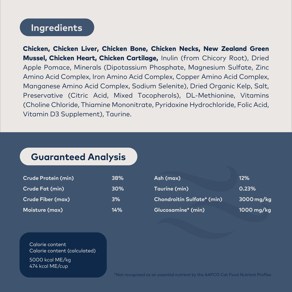 Practical Living Air-Dried Cat Food - All Natural, High Protein, Grain included, Limited Ingredient for daily home and personal routines with pet care treats and accessories