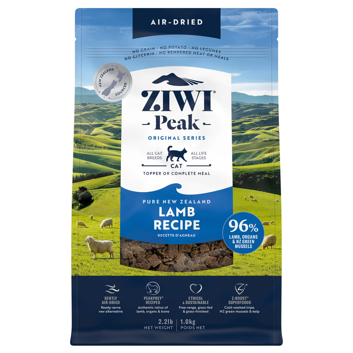 Air-Dried Cat Food - All Natural, High Protein, Grain Free, Limited Ingredient