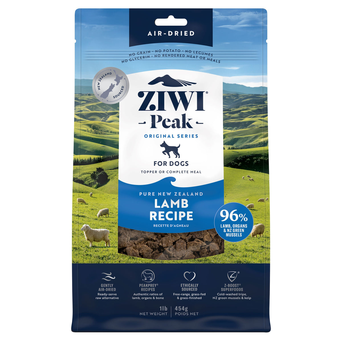 Air-Dried Dog Food - Lamb – All Natural, High Protein, Grain Free, Limited Ingredient