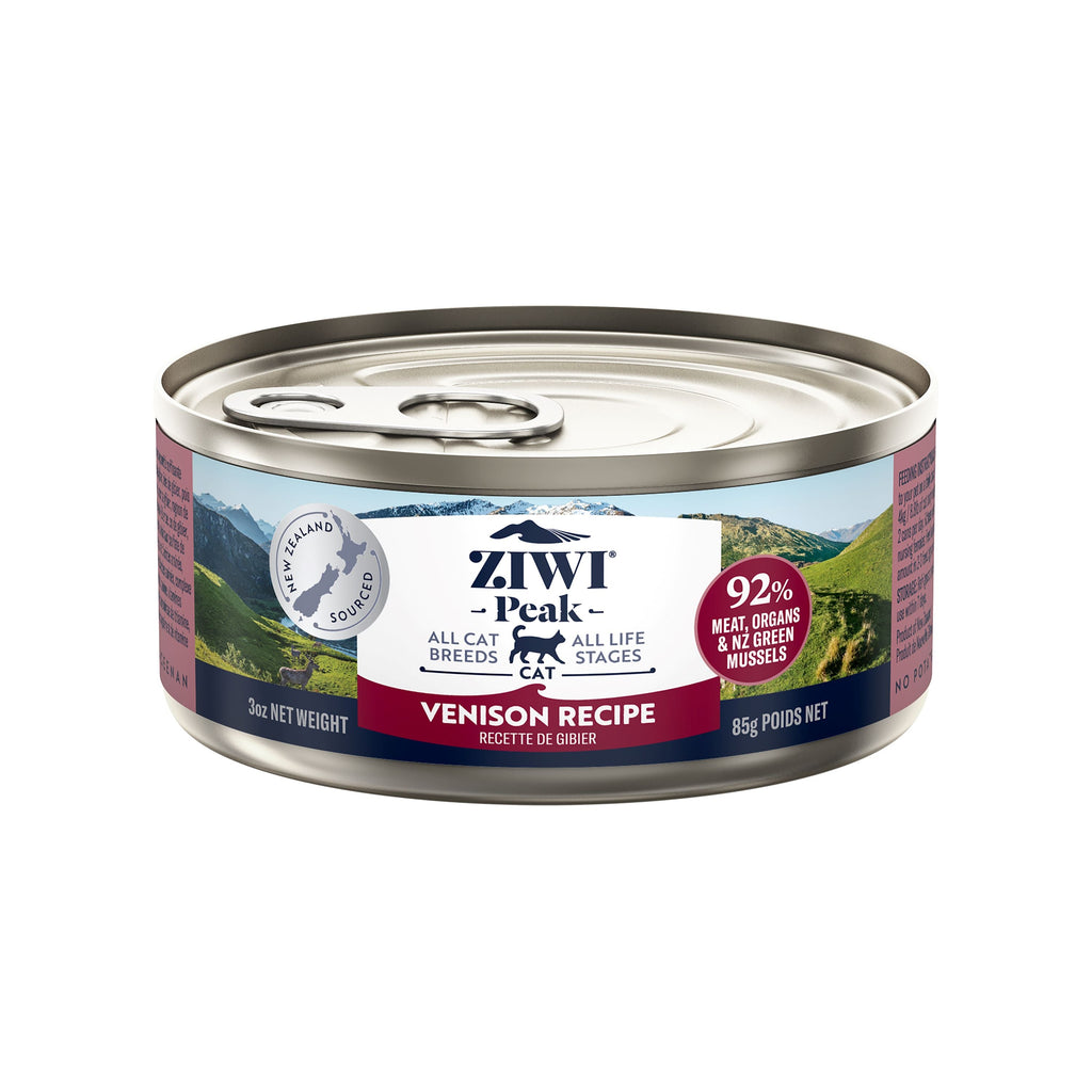 Canned Wet Cat Food - Venison – All Natural, High Protein, Grain Free, Limited Ingredient