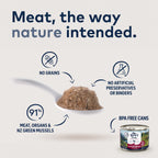 Routine Ready Canned Wet Dog Food All Natural, High Protein, Grain included, Limited Ingredient for daily home and personal routines with pet care treats and accessories