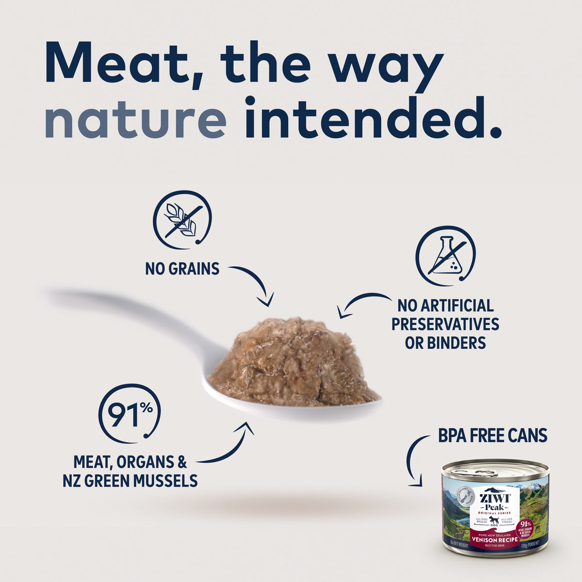 Routine Ready Canned Wet Dog Food All Natural, High Protein, Grain included, Limited Ingredient for daily home and personal routines with pet care treats and accessories