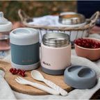 Daily Care Insulated Stainless Steel, Kid Friendly Food Container Jar for daily home and personal routines with baby care and kids products