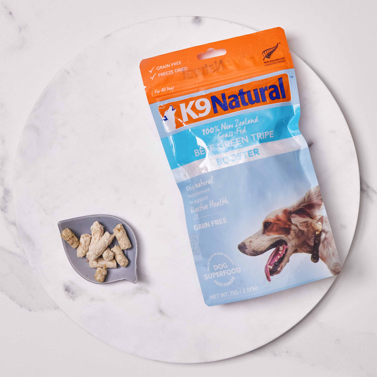 Daily Care Dog Food Booster - Beef Green Tripe, Freeze-Dried for daily home and personal routines with pet care treats and accessories