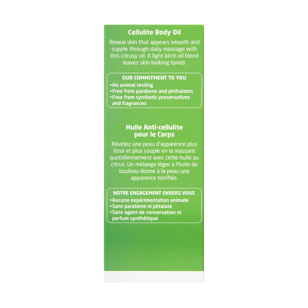 Everyday Home Birch Cellulite Body Oil for daily home and personal routines with pantry foods and beverages