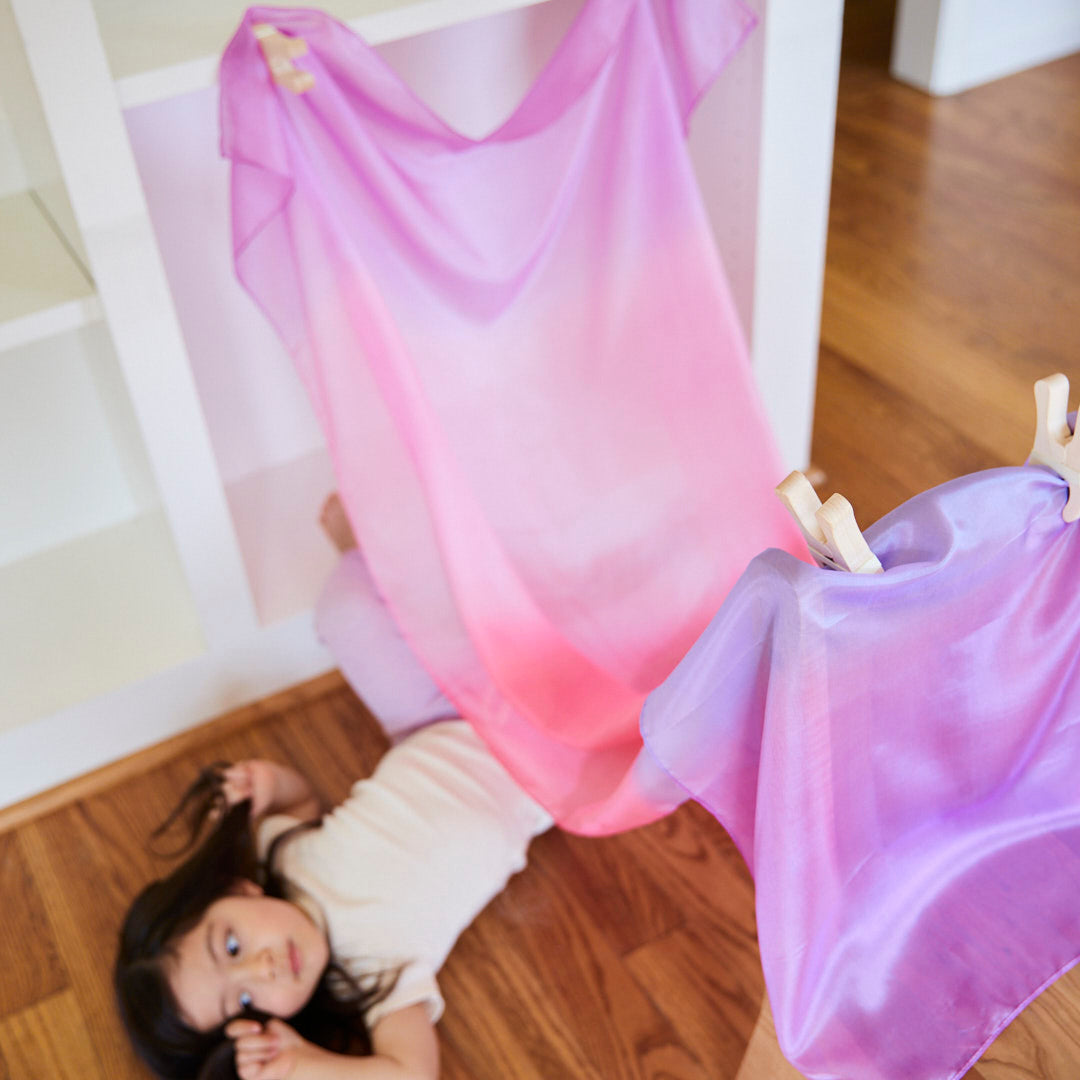 Daily Care Giant Playsilk for Open-Ended, Imaginative Play for daily home and personal routines with baby care and kids products