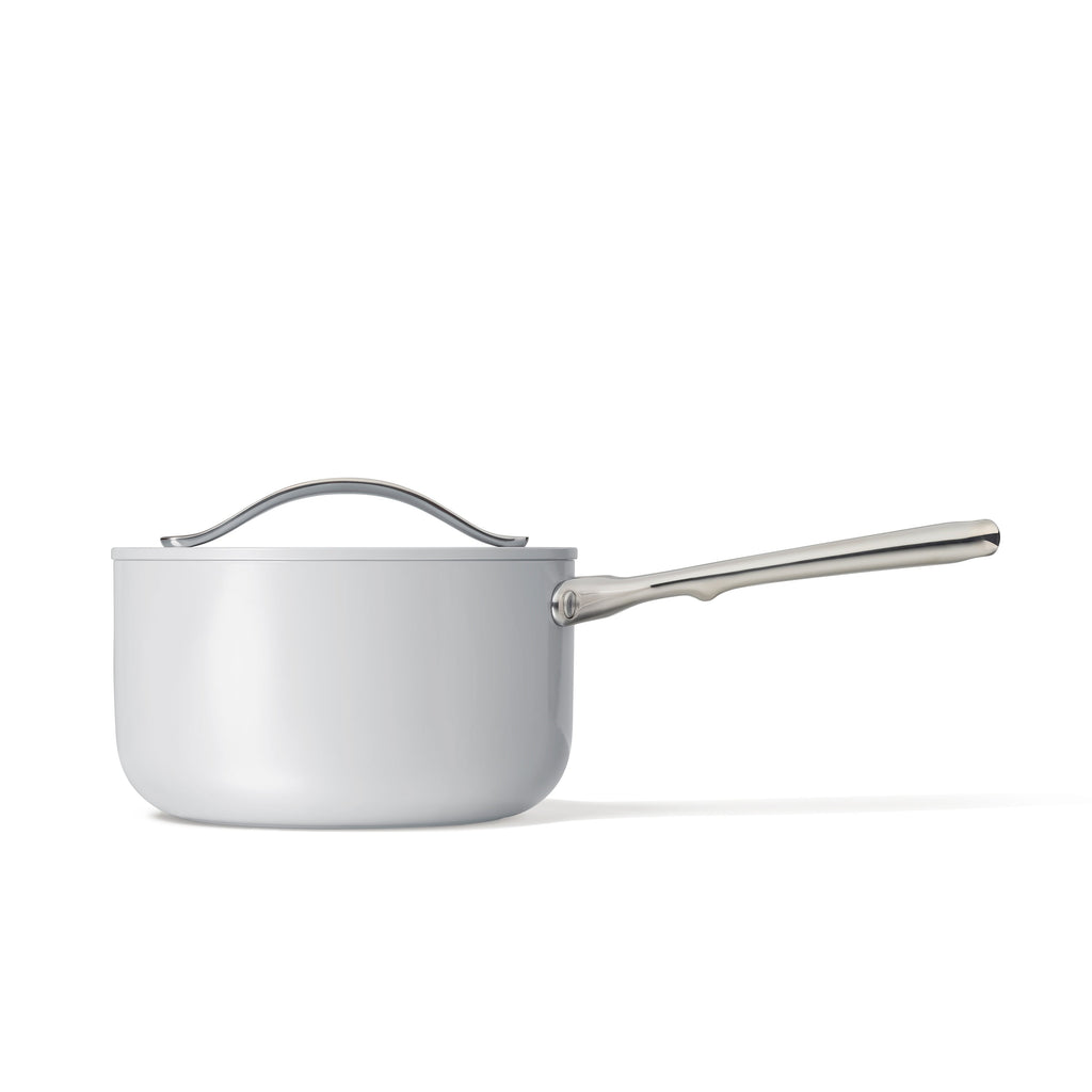 Routine Ready Ceramic Sauce Pan, 3 qt for daily home and personal routines with cookware food storage and kitchen tools