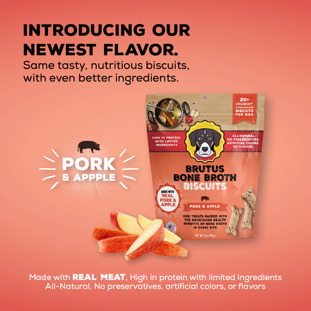 Practical Living Brutus Bone Broth Biscuits for daily home and personal routines with pet care treats and accessories