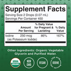 Practical Living Iodine Drops, Unflavored, Org, 1 oz for daily home and personal routines with general everyday essentials