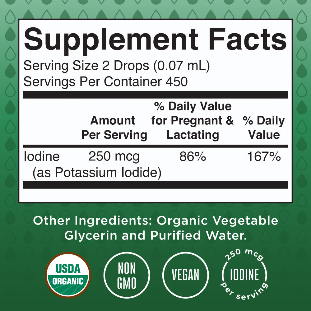 Practical Living Iodine Drops, Unflavored, Org, 1 oz for daily home and personal routines with general everyday essentials