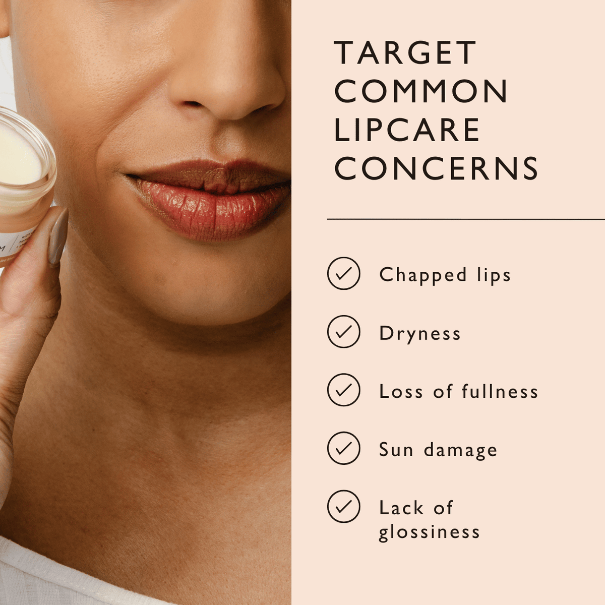 Everyday Home Lip Balm with Hemp Seed Oil and Shea Butter for daily home and personal routines with facial skin and sun care