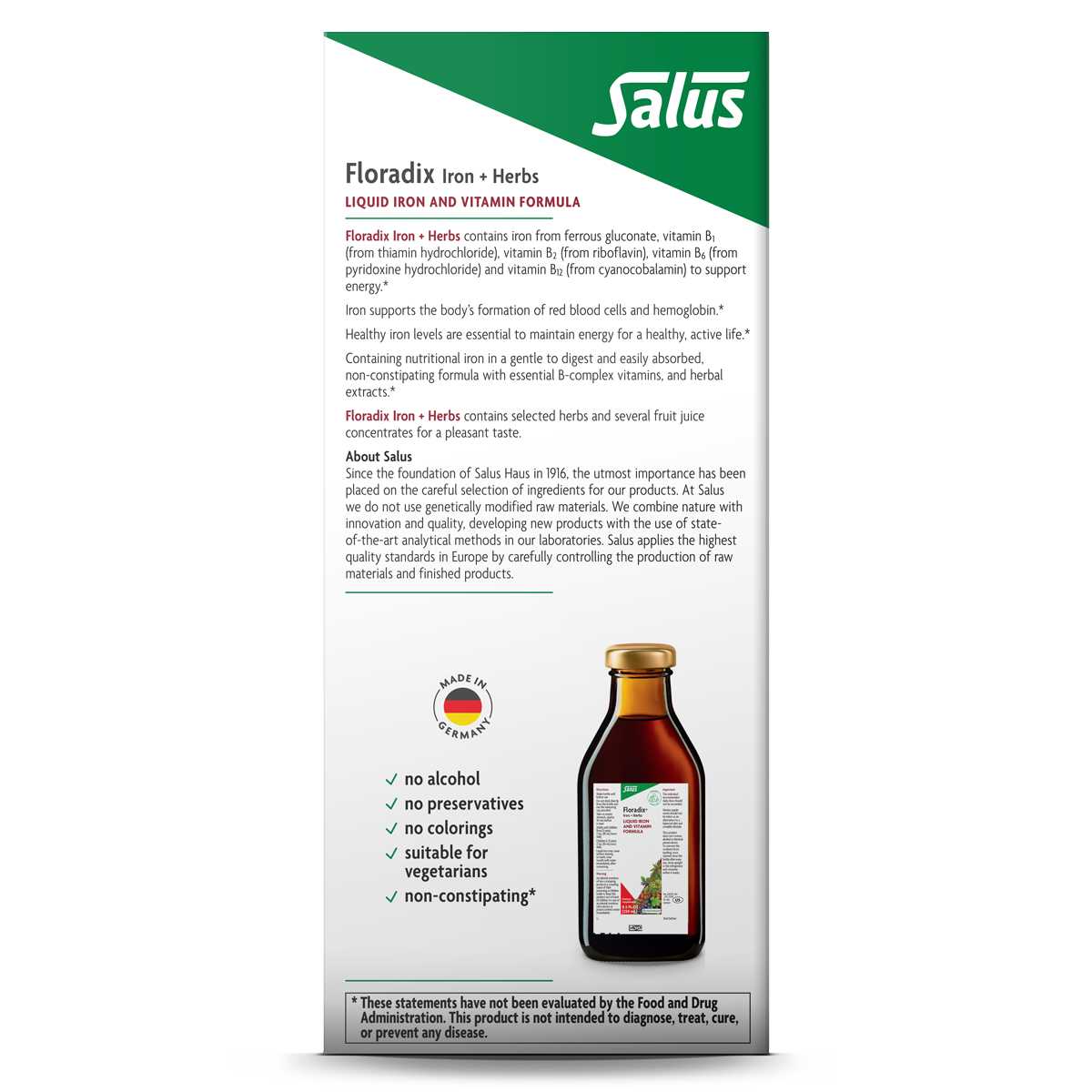 Daily Care Iron and Herbs for daily home and personal routines with general everyday essentials