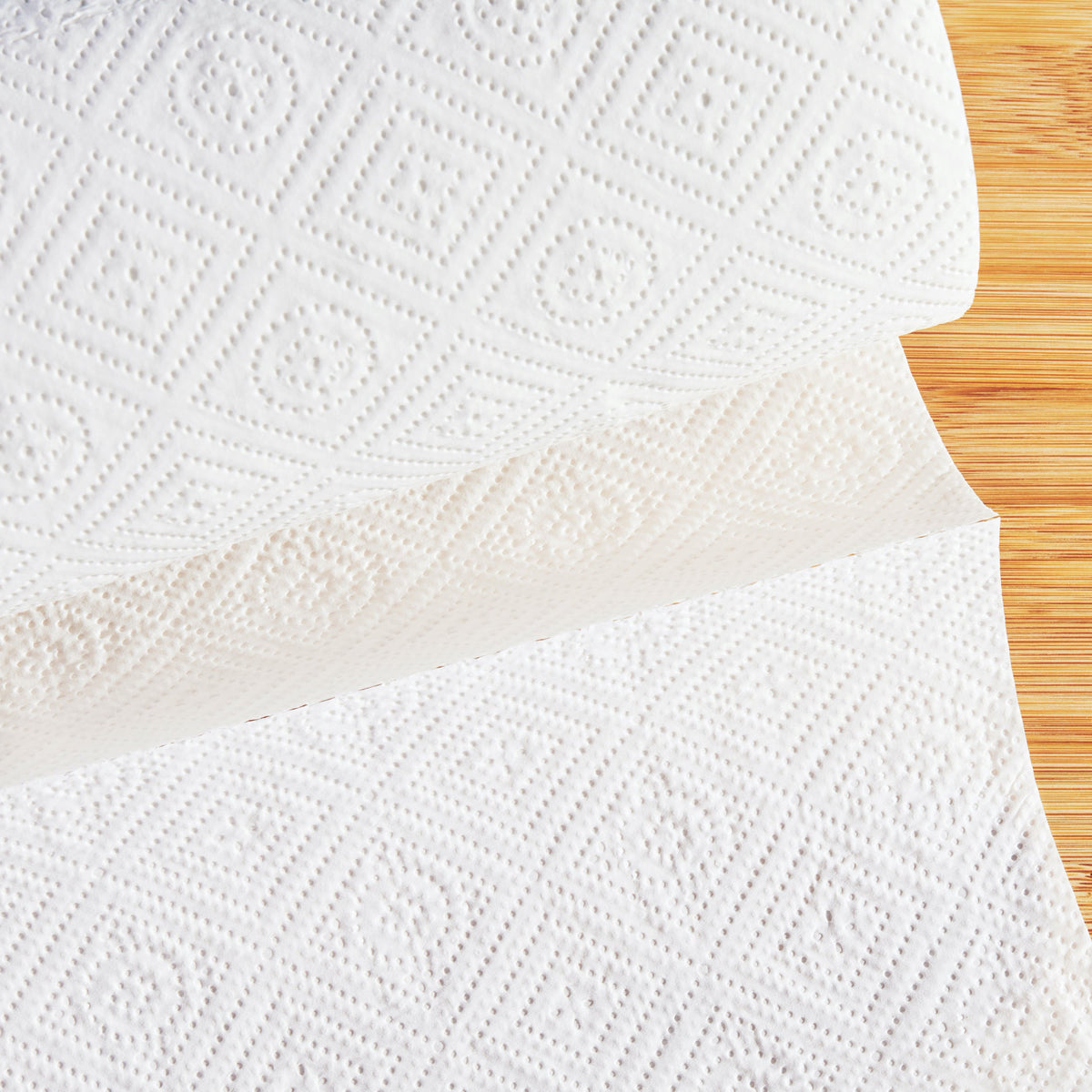 Routine Ready 2-Ply Bamboo Paper Towels 140 sheets per roll for daily home and personal routines with cleaning laundry and paper products