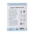 Home Essentials Drop and Gro Basil Seed Pods Triple Variety Herb Garden Grow Kit for daily home and personal routines with garden plant and outdoor supplies
