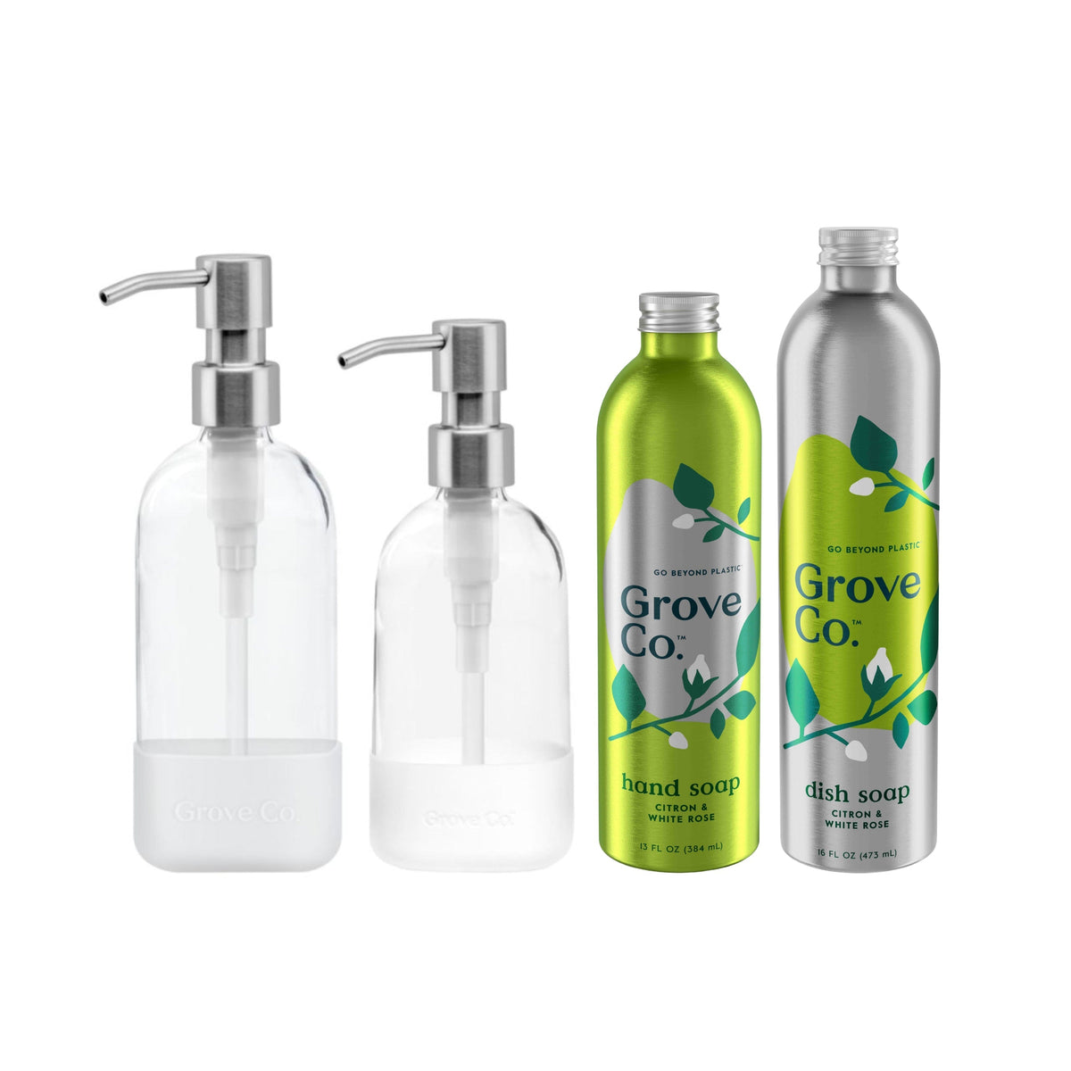 Daily Care Hand and Dish Soap Starter Set for daily home and personal routines with cleaning laundry and paper products