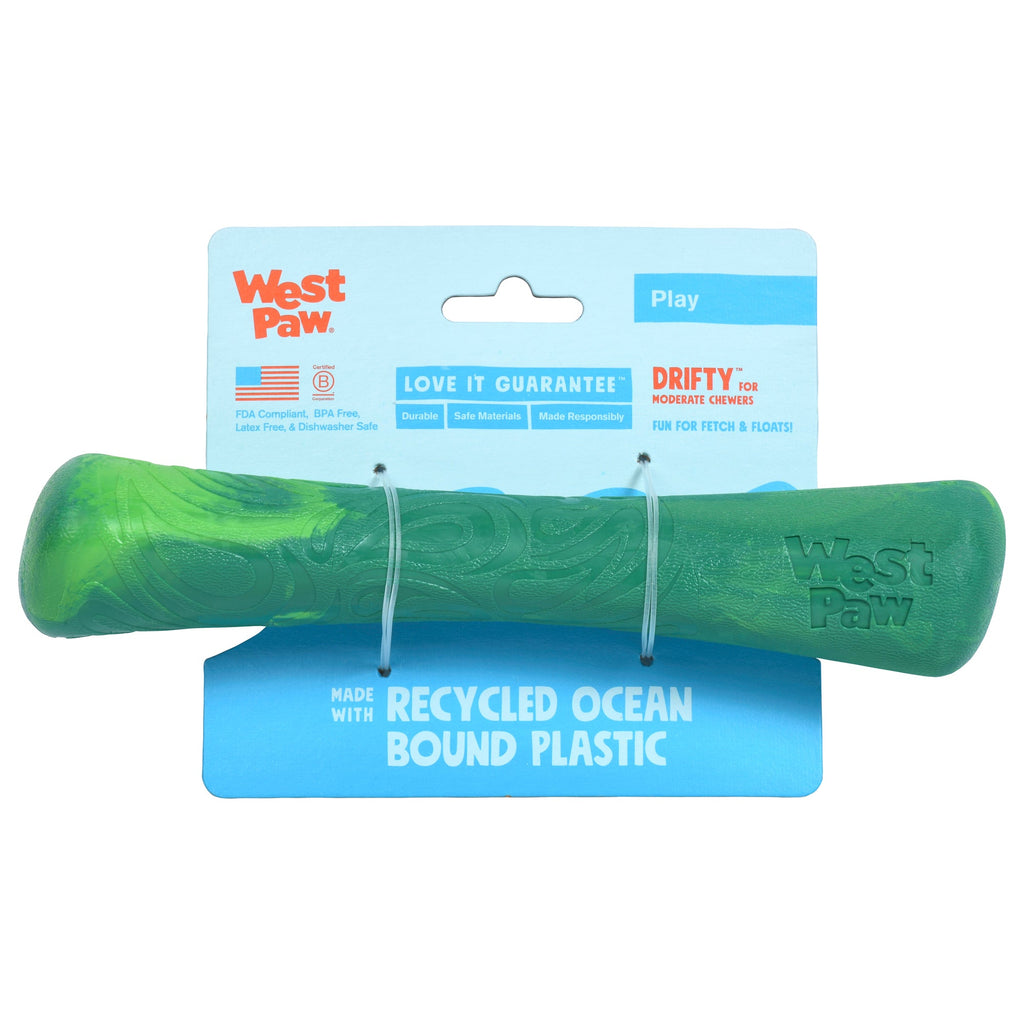 Daily Care Fetch and Chew Drifty Dog Toy made from Ocean-Bound Recycled Plastic - Small for daily home and personal routines with pet care treats and accessories
