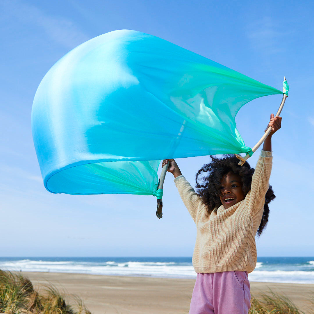 Everyday Home Giant Playsilk for Open-Ended, Imaginative Play for daily home and personal routines with baby care and kids products