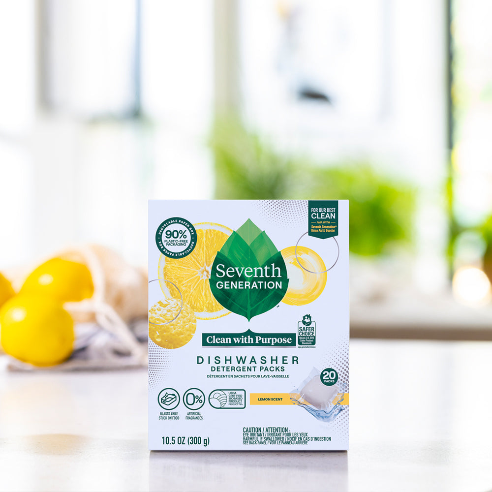 Practical Living Dishwasher Detergent Packs for daily home and personal routines with cleaning laundry and paper products