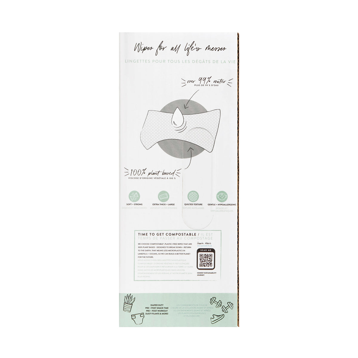 Home Essentials Clean Conscious Wipes for daily home and personal routines with general everyday essentials