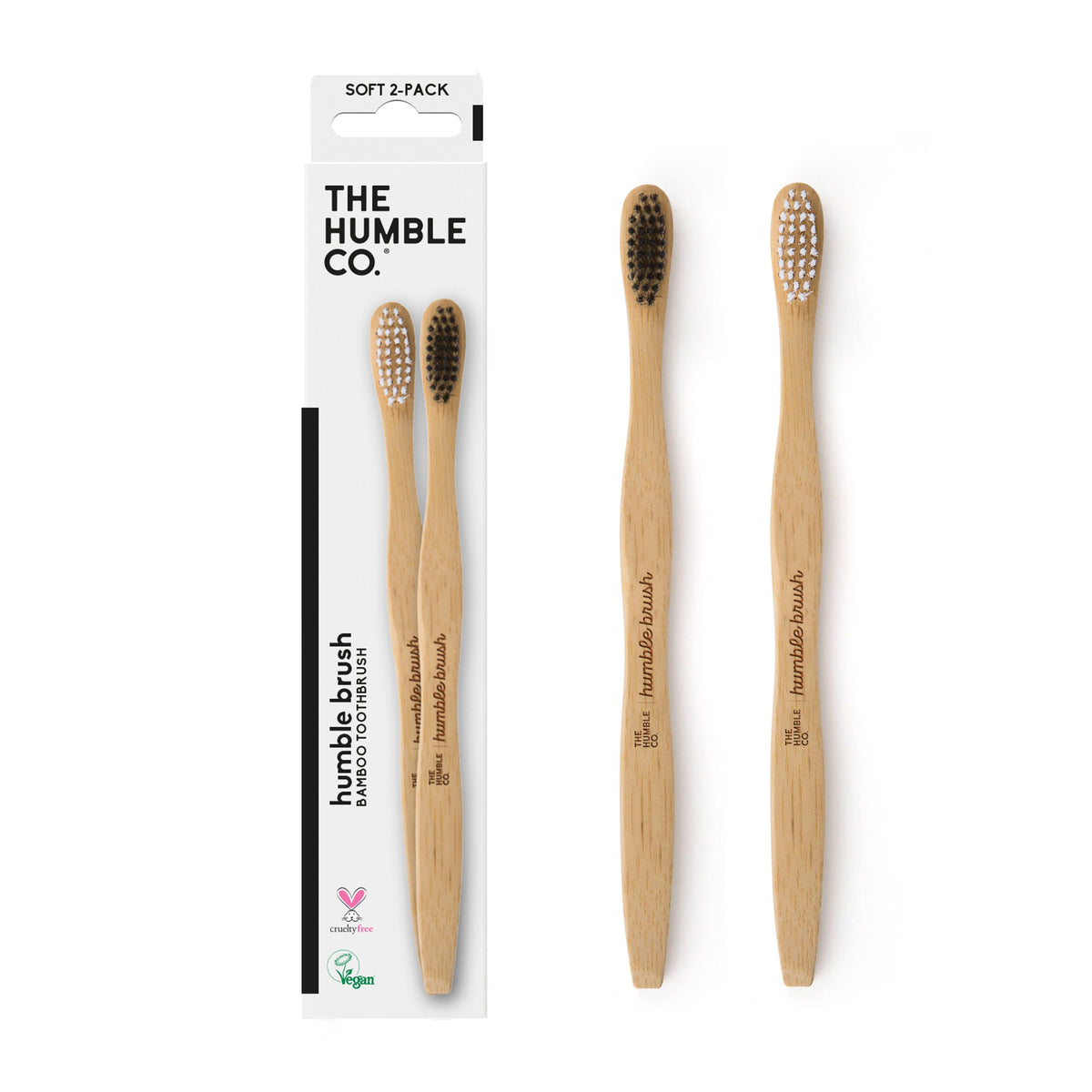 Adult Bamboo Toothbrushes - Soft