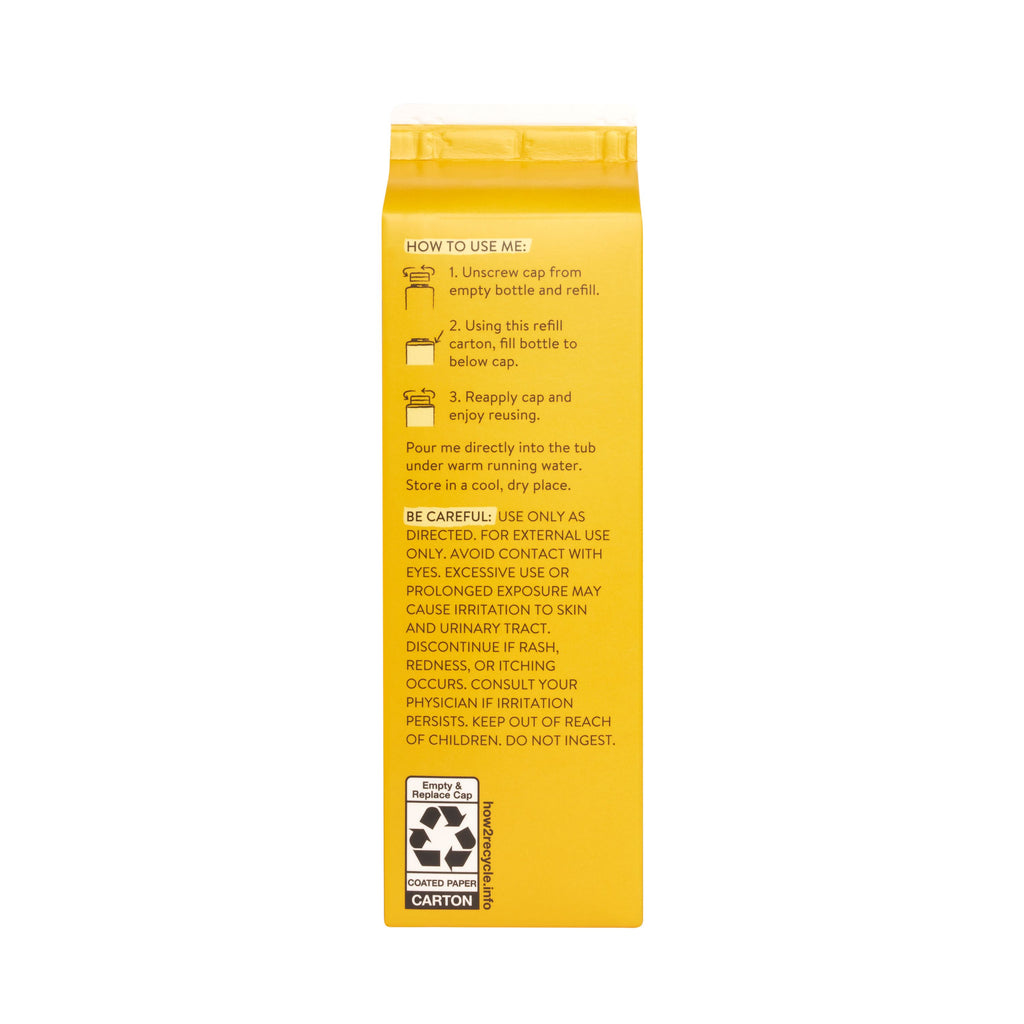 Daily Care Bubble Bath, Carton Refill for daily home and personal routines with bath body and hygiene