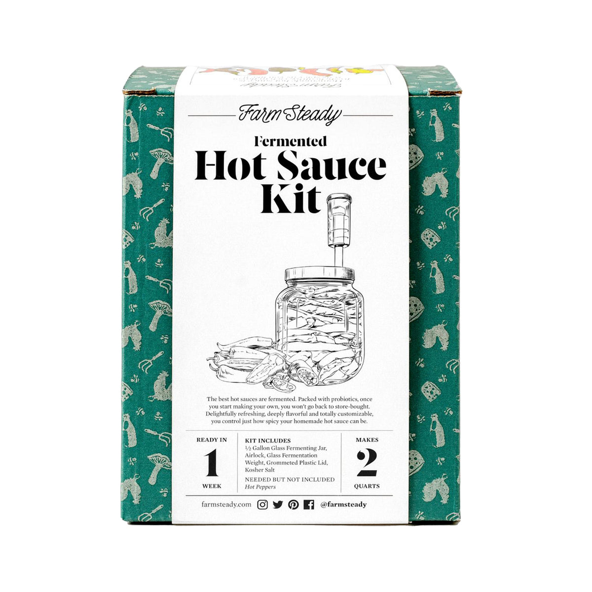 Everyday Home Fermented Hot Sauce Making Kit for daily home and personal routines with pantry foods and beverages
