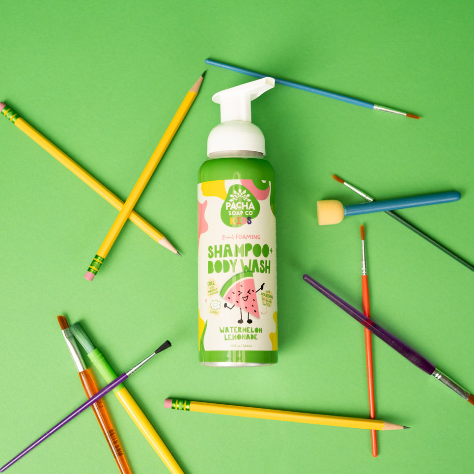 Routine Ready Foaming 2-in-1 Shampoo and Body Wash for daily home and personal routines with hair care