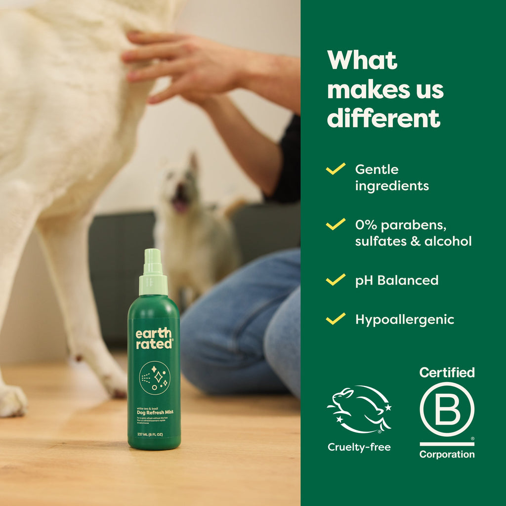 Practical Living Deodorizing and Conditioning Refresh Mist for Dogs for daily home and personal routines with pet care treats and accessories
