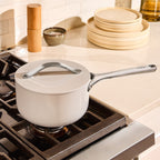 Routine Ready Ceramic Sauce Pan, 3 qt for daily home and personal routines with cookware food storage and kitchen tools