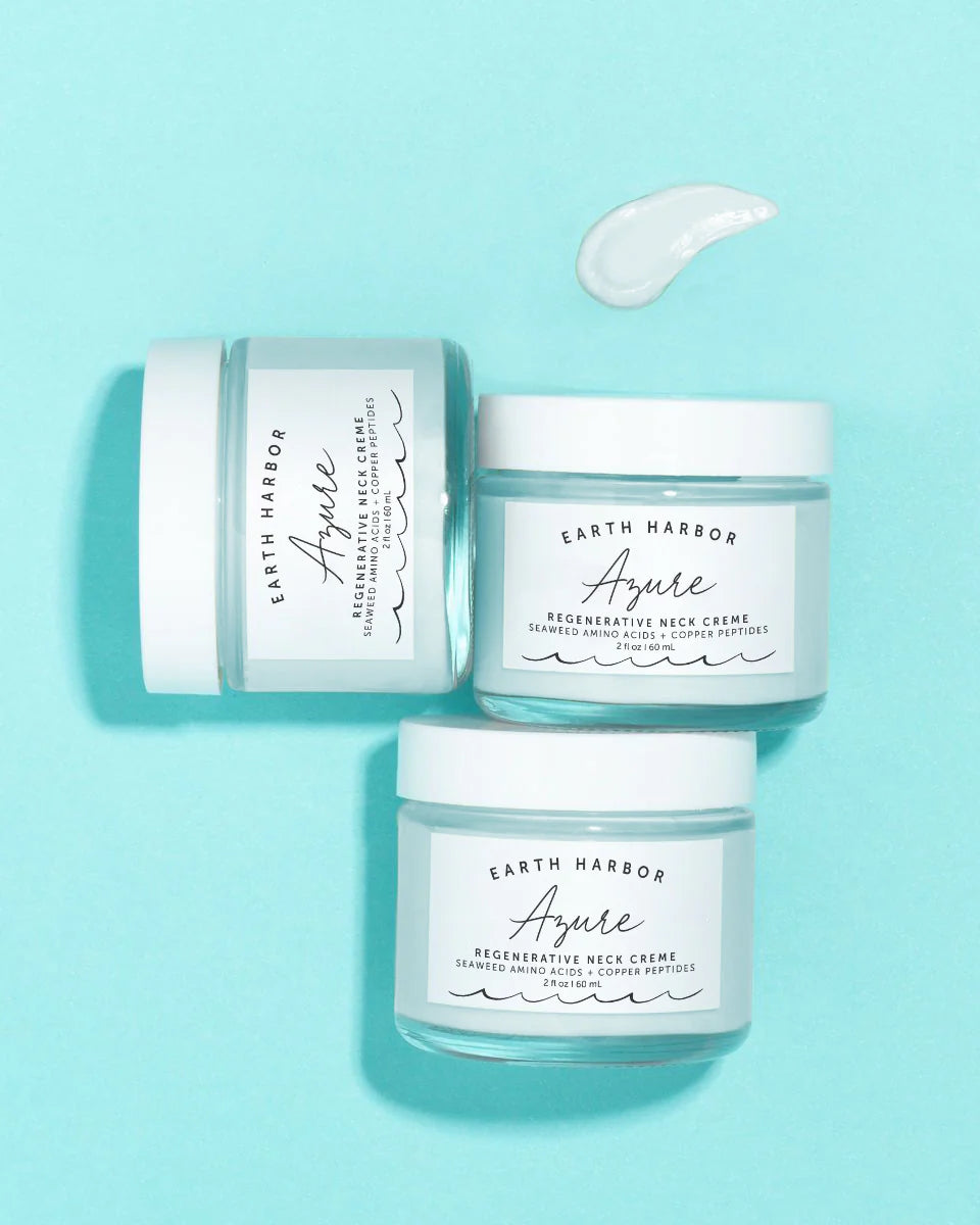 Home Essentials AZURE Smooth Neck + Face Water Cream for daily home and personal routines with facial skin and sun care